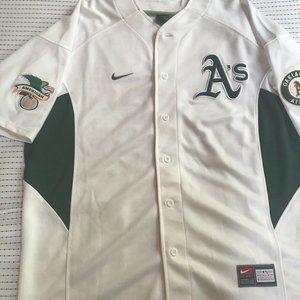 Authentic Oakland A's Barry Zito jersey vintage